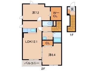 リジェールⅡの物件間取画像